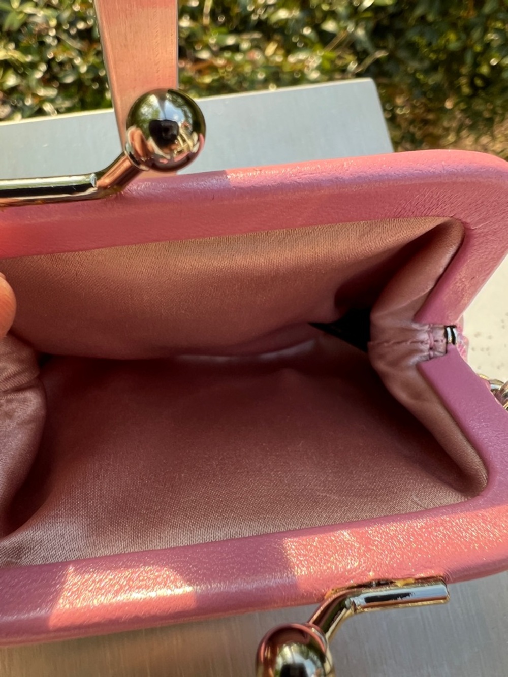 Coach Vintage Ltd. Ed Optic Lurex Mini Pink Signature Kisslock Coin Purse RARE - Picture 7 of 16